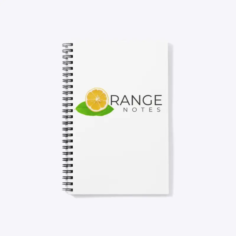 Orange Notes Notebook